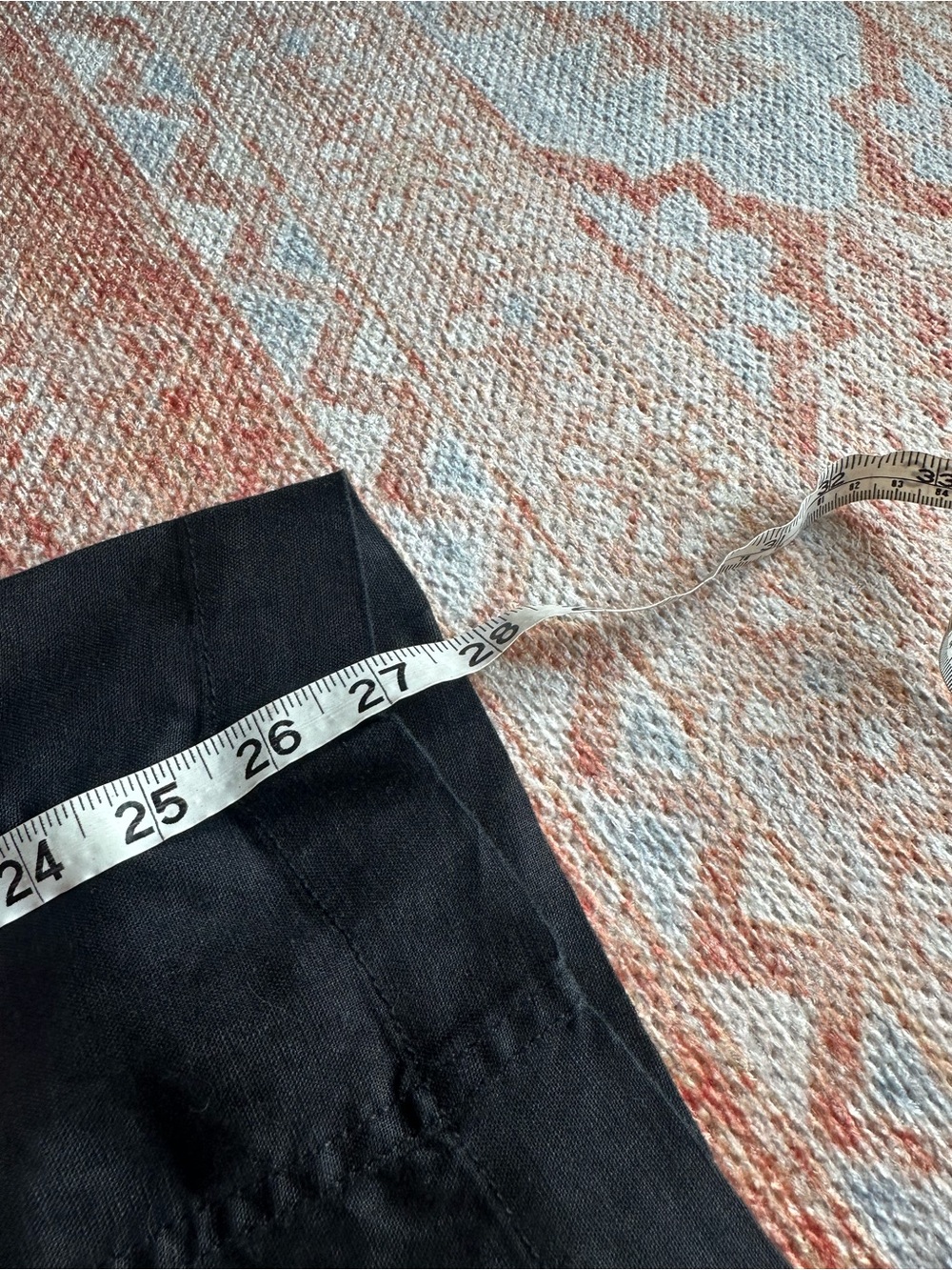 ATHLETA Retreat High Rise Linen Ankle Pant size Small Black #658556 - Picture 9 of 9